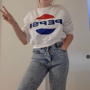 80s pepsi sweater